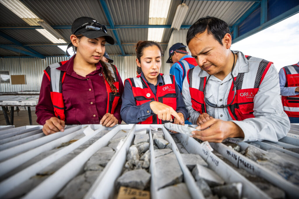 Examining core