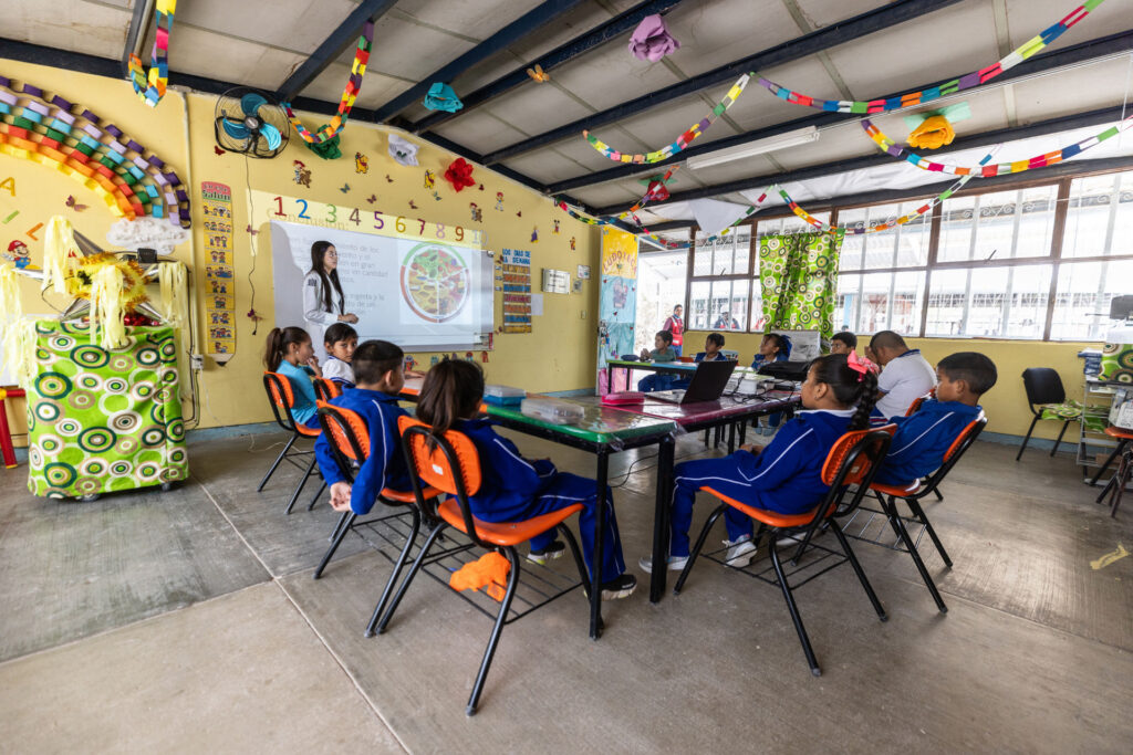 Nutrition class at La Pardita