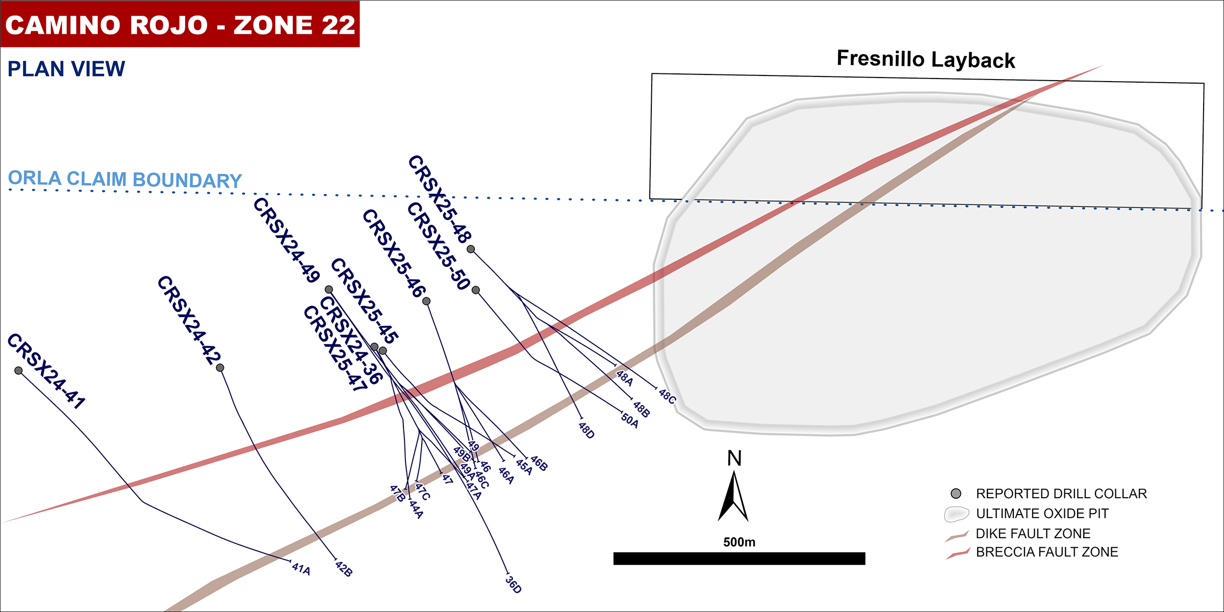 Zone 22 Drill Plan Map